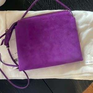 The Row Nu Twin Mini Suede Violet NWT